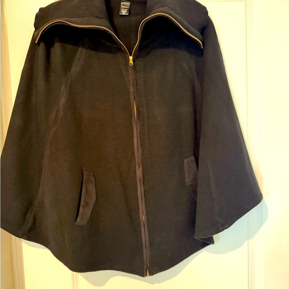 Mixit Black Cape/ Poncho